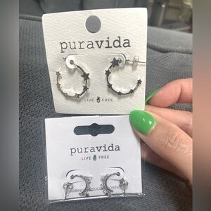 😀Set of 2 Pura Vida earrings🌹